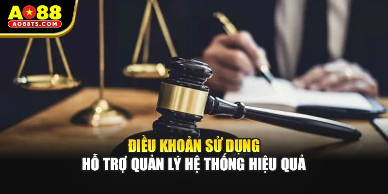 Điều khoản sử dụng hỗ trợ quản lý hệ thống hiệu quả