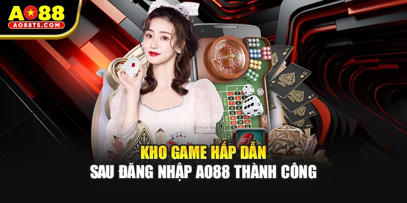 Kho game hấp dẫn sau đăng nhập AO88 thành công